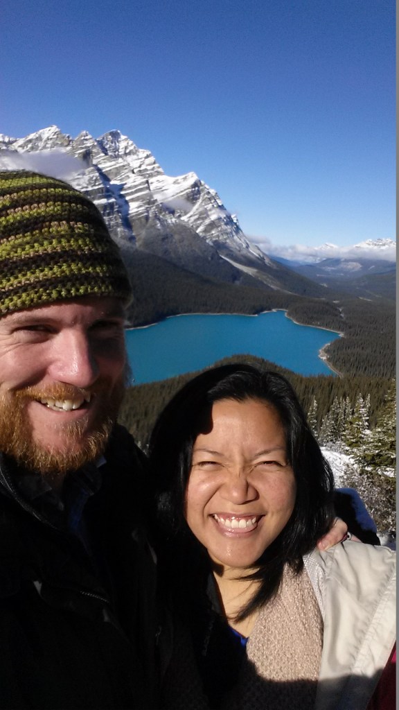 Me and Sandy at Bow Summit, Jasper